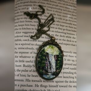 Handcrafted Waterfall Pendant Necklace